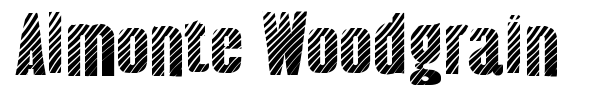 Almonte Woodgrain font preview